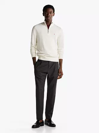 TOMMY HILFIGER | Pull Troyer | weiss